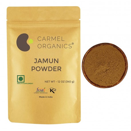 CARMEL ORGANICS Jamun Seed Powder (340 Grams)