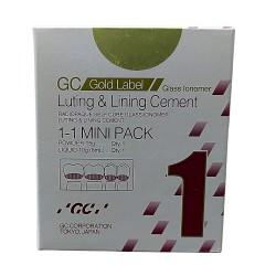 UNICORN DENMART GC Gold Label Luting Lining Glass Ionomer Cement Type 1 Mini Pack