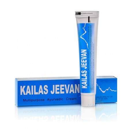 Artcollectibles India Herbal Kailas Jeevan Cream (20 g), Set of 4