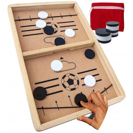Amisha GIft Gallery Board Game for kids String Hockey Table Board Game for kids Fast Sling Puck Board Game for Kids and Adults
