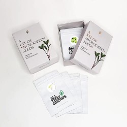 AllThatGrows Sample Microgreen Gardening Seeds Kit - 14 Pack
