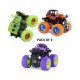 Enorme Mini Unbreakable Friction Powered Monster Car Pack of 3