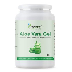 KAZIMA Aloe Vera Gel Raw - 100% Pure Natural Gel  (1 KG)