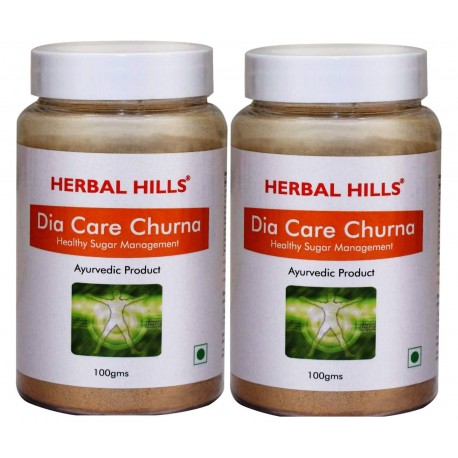 Herbal Hills Dia Care Churna - 100g Each (Pack of 2)