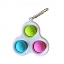 Simple Dimple Fidget Popper Toy Mini with Keychain