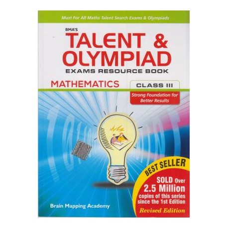 Bma's Talent & Olympiad Exams Resource Book For Class-3 (Maths) Paperback