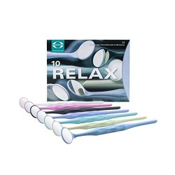 Dentosmile Dental Hahnenkratt Relax FS Rhodium Mouth Mirrors (Pack of 10)