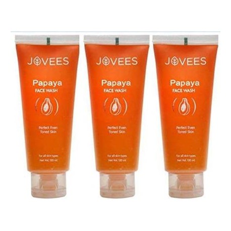 Jovees Papaya 120ML Face Wash  (Pack of 3)