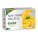 Eucee Vitamin C - Sugar Free Chewable 120 Tablets For Skin - Immunity-