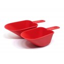 Tupperware Scoop Atta and Cereals Scoop Set of 2 Multicolor