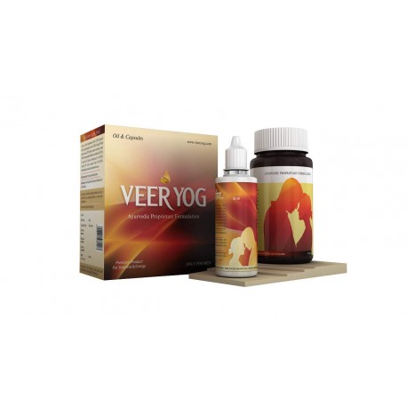 Veer Yog 30 Capsule with 30 ml Oil