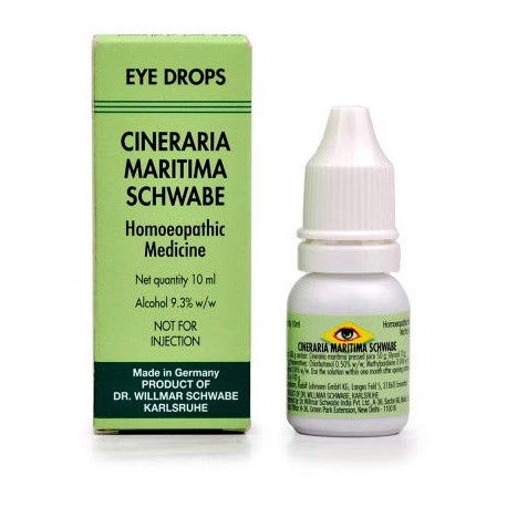 Dr Willmar Schwabe Germany Cineraria Maritima Eye Drop Homeopathic Medicine