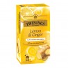 Twinings Lemon and Ginger - (25 Teabags)