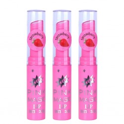 Pinner Fruit Extract Color Changing Pink Magic Lipstick Combo - Pack of 3 (10.5 g)
