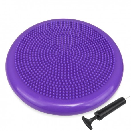 IRIS Air Stability Wobble Cushion,33 cm/13 inch Diameter, Balance Disc, Pump Included (Assorted)