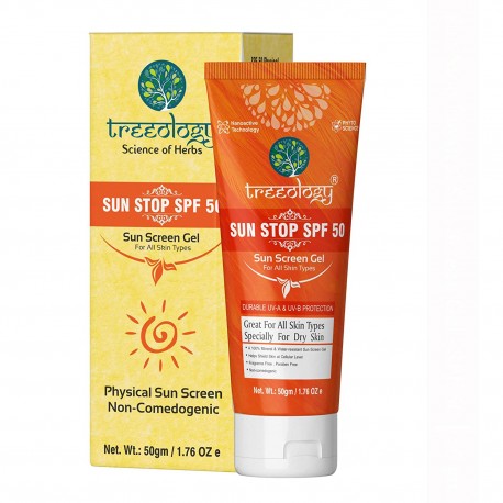 Treeology CTRL SUN SPF 50 Mineral Sun Screen Gel - (50gm)