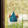 Handmade & Handpainted Terracotta Hanging Decorative Items for Balcony Decor