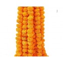 Artificial Marigold Flower Garlands For Decoration (Pack of 5)