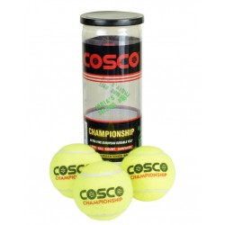 Cosco Rubber Championship Tennis Ball - Yellow