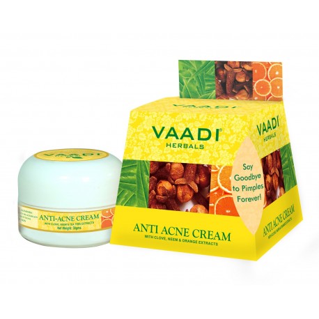 Vaadi Herbals Anti Acne Cream - (30gm)