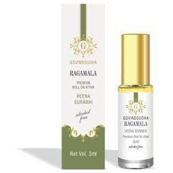 GOVINDSUDHA Heena Fragrance Ragamala Premium Roll On Attar Heena Surabhi for Men & Women 3ml Floral Attar  (Floral)