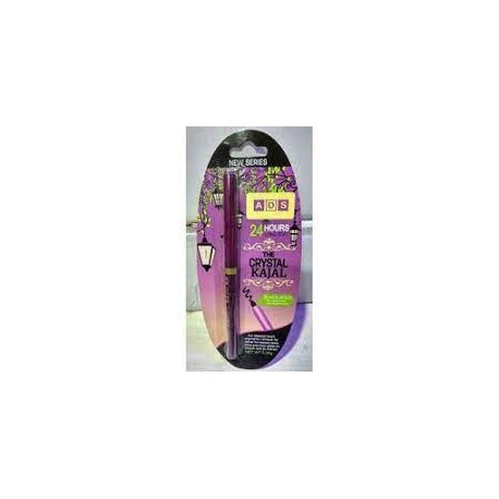 ADS The Crystal Kajal Pencil Eye Care Black - (Black, 10 g)