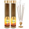 The Aroma Factory Kesar Chandan Saffron Sandal Incense Sticks Bottle - (Pack of 2)