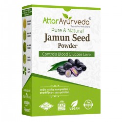 Attar Ayurveda Jamun Seed Powder for Diabetes - 500 g