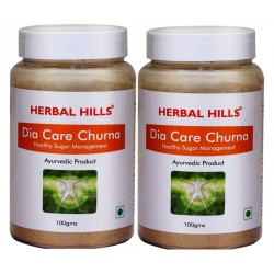 Herbal Hills Dia Care Churna, 100g - (Pack of 2)