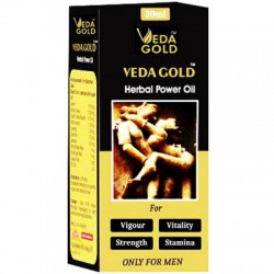 Veda Gold Herbal Power Oil And Extra Strong Capsule Combo