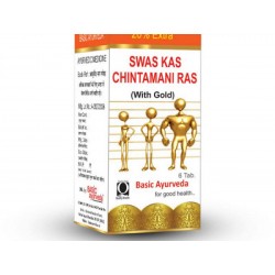 Basic Ayurveda Swas Kas Chintamani Ras Tablets - (30 pcs)