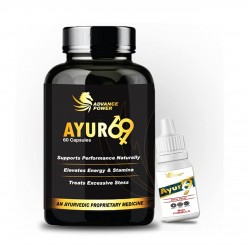 Ayur 69 Testosterone Booster Capsules - 60 Capsules