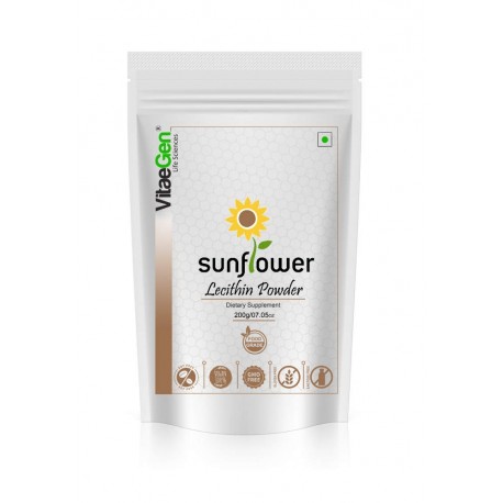 VitaeGen Sunflower Lecithin Powder- 200g