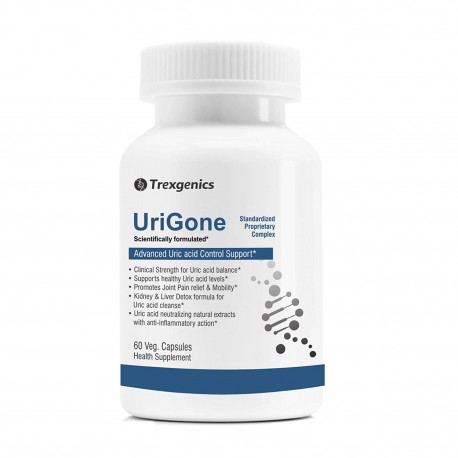 Trexgenics UriGone Advanced Uric Acid Control Support Veg Capsule