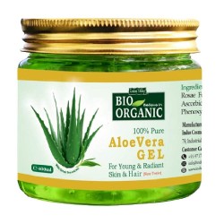 Indus Valley Bio Organic 100% Pure Aloe Vera Gel - (400ml)