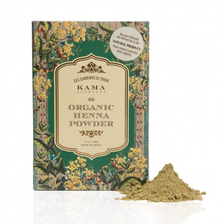 Kama Ayurveda 100% Organic Henna Powder, 100gm