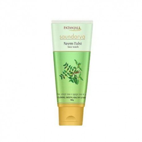 Patanjali Saundarya Face Wash - (Neem Tulsi) - 100 gm