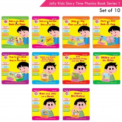 Jolly Kids Story Time Phonics Book Series 1, (Set of 10) - Paperback