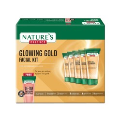 Natures Essence Glowing Gold Facial Kit - 6 pcs
