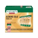 Natures Essence Glowing Gold Facial Kit - 6 pcs