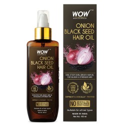 WOW Skin Science Onion Hair Oil for Hair Growth and Hair Fall Control - 150 ml