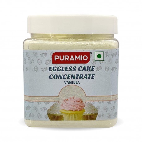 Puramio Eggless Cake Concentrate - (Vanilla) - 250g