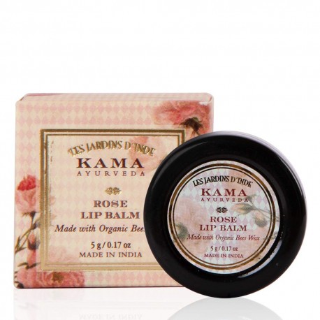Kama Ayurveda Rose Lip Balm, 5gm