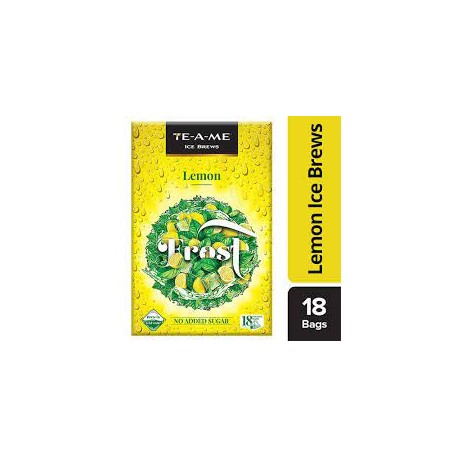 Te-A-Me Ice Brews Lemon Tea, 63 g (18 Bags x 3.5 g each) - Pack Of 2