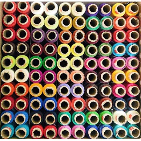 Vivaanshi Industries - Sewing Thread (100 Tubes 50 Shades)