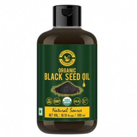 Holy Natural Cold-Pressed Organic Black Seed/Kalonji Seeds Oil (300ml)