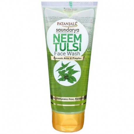 Patanjali Neem Tulsi Face Wash, 60g - (Pack of 2)