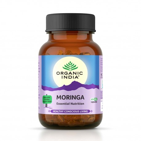 Organic India Moringa Essential Nutrition, (60 Capsules) -  Pack Of 2