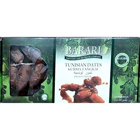 Barari Tunisian - Deglet Nour Dates - (1Kg) - Pack of 2