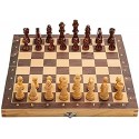 Foldable Wooden Chess Board Set  11"X11"